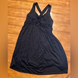 Universal threads black midi dress, size medium, NWT. Skirt has double layer